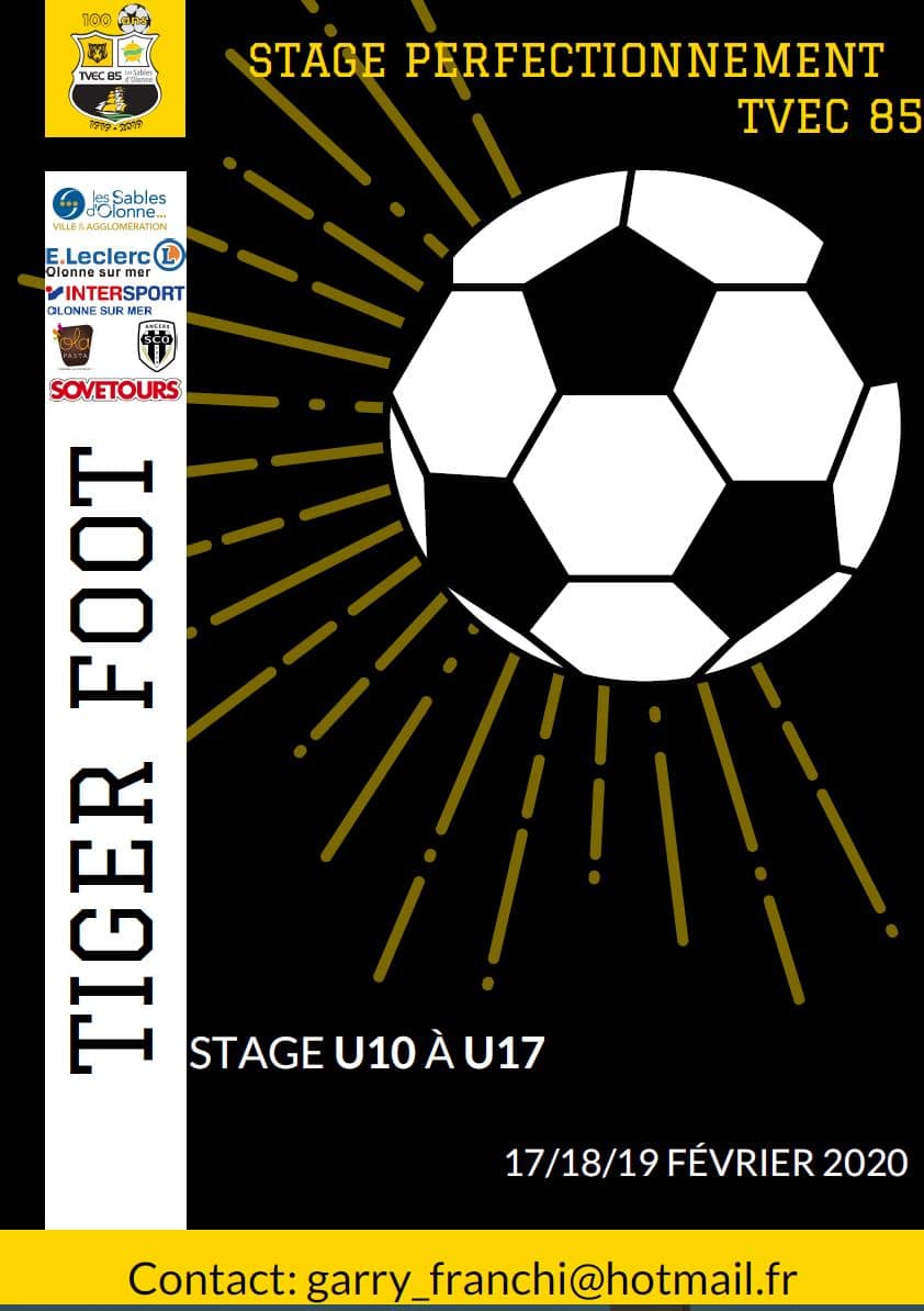 Stage Tiger foot – U10 à U17